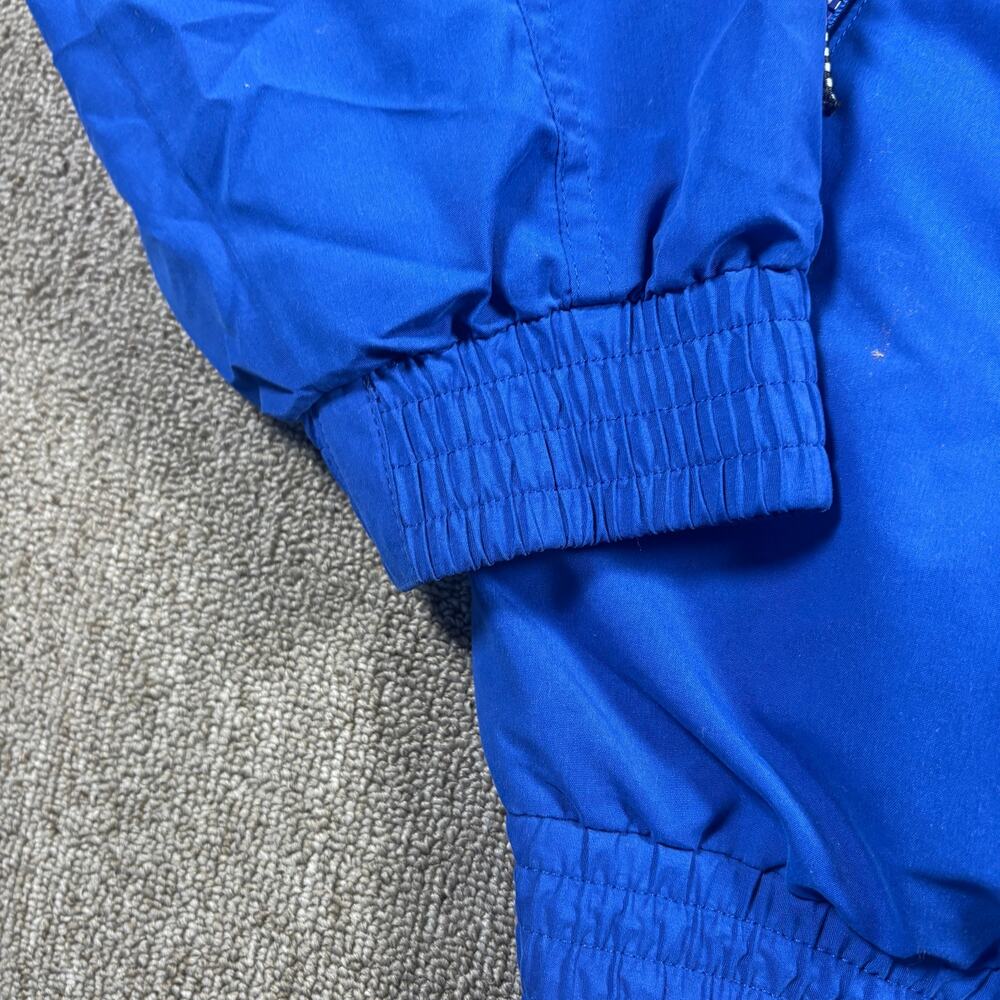 Vintage 00s SPEEDO Full Zip Windbreaker Blue Size Medium Clean - Picture 5 of 10